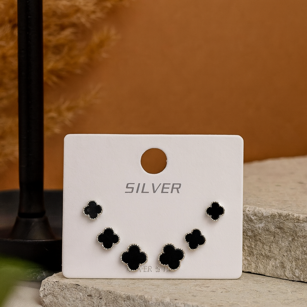 Noir Clover (Set Of 3)