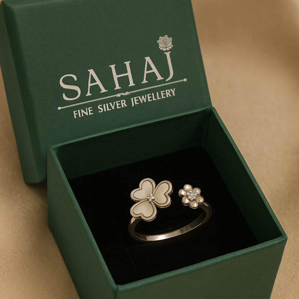 Florivine silver Ring