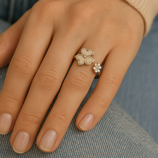 Florivine silver Ring